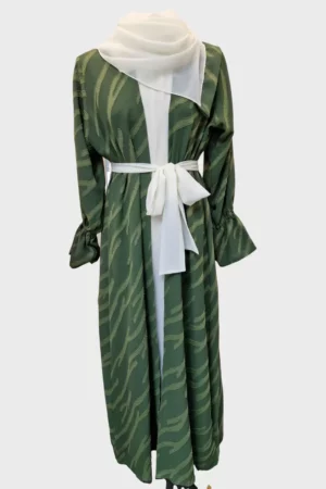 Kimono "Olive Green" 4 Piece Abaya