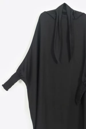 Three Peice Black Jilbab Set (One Size)
