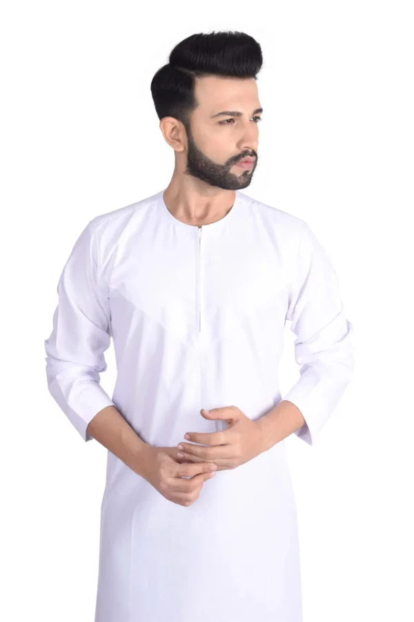 Omani Cotton White Jubba